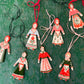 Folk lady ornament