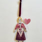 Folk lady ornament