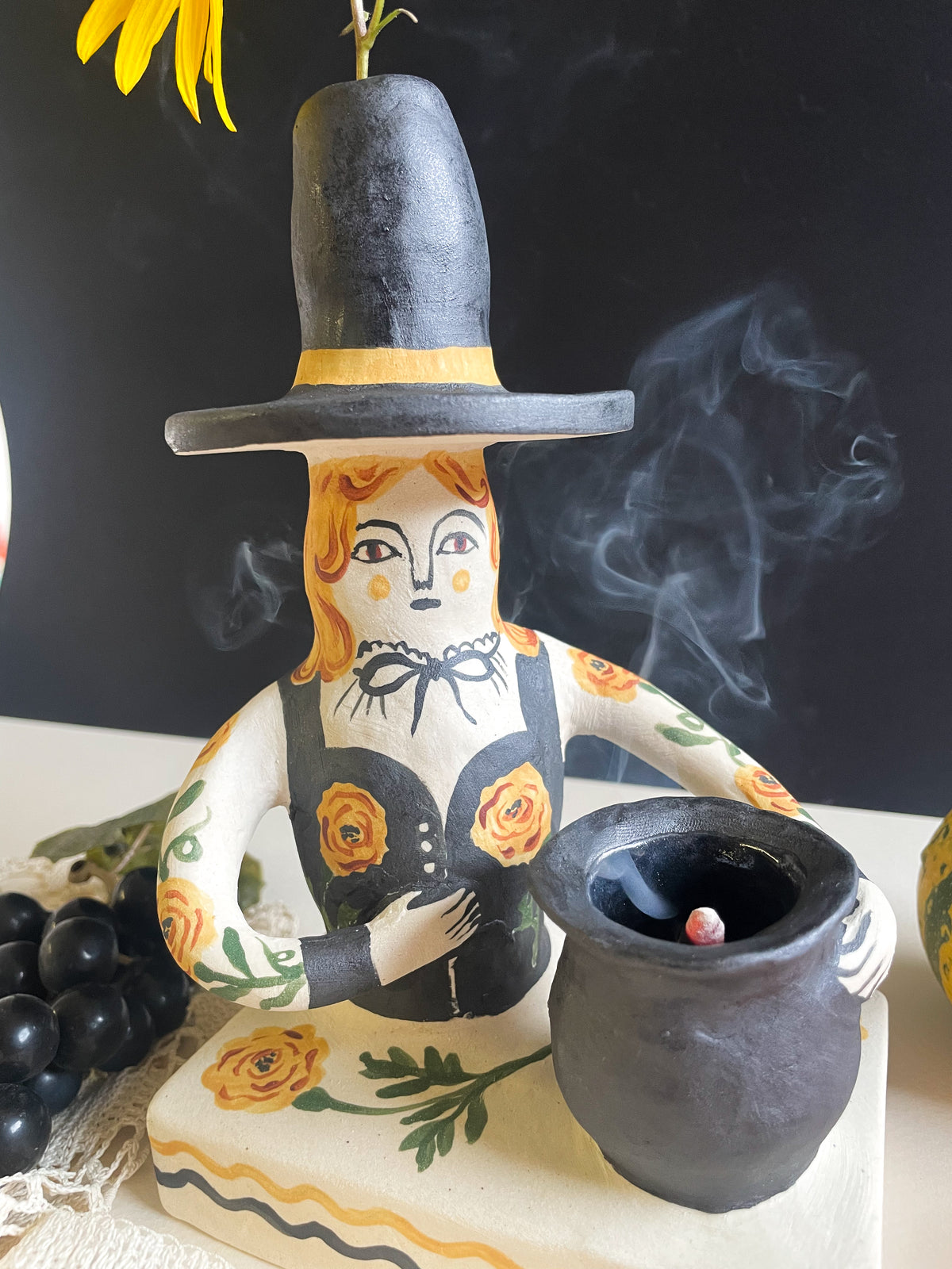 Witch vase pedestal** seconds