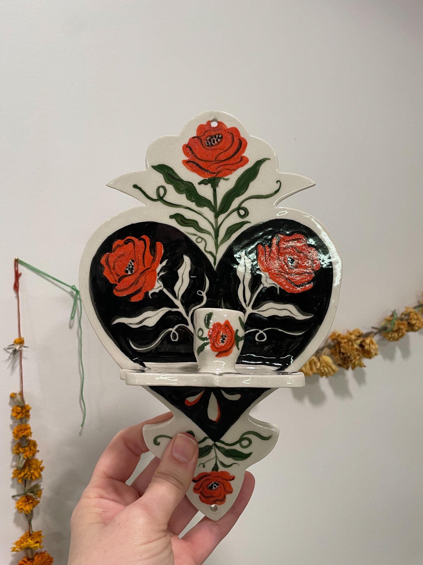 Folk Heart Wall Sconce