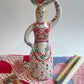 Witch tea light sculpture ~majolica