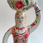 Witch tea light sculpture ~majolica