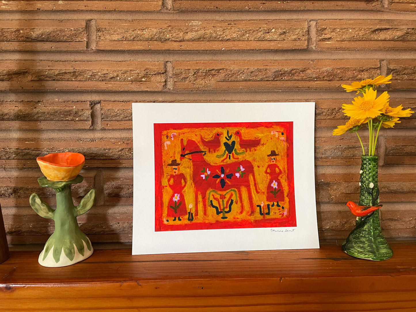 Swedish Weavers Art Print