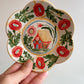 Scalloped small folk plate