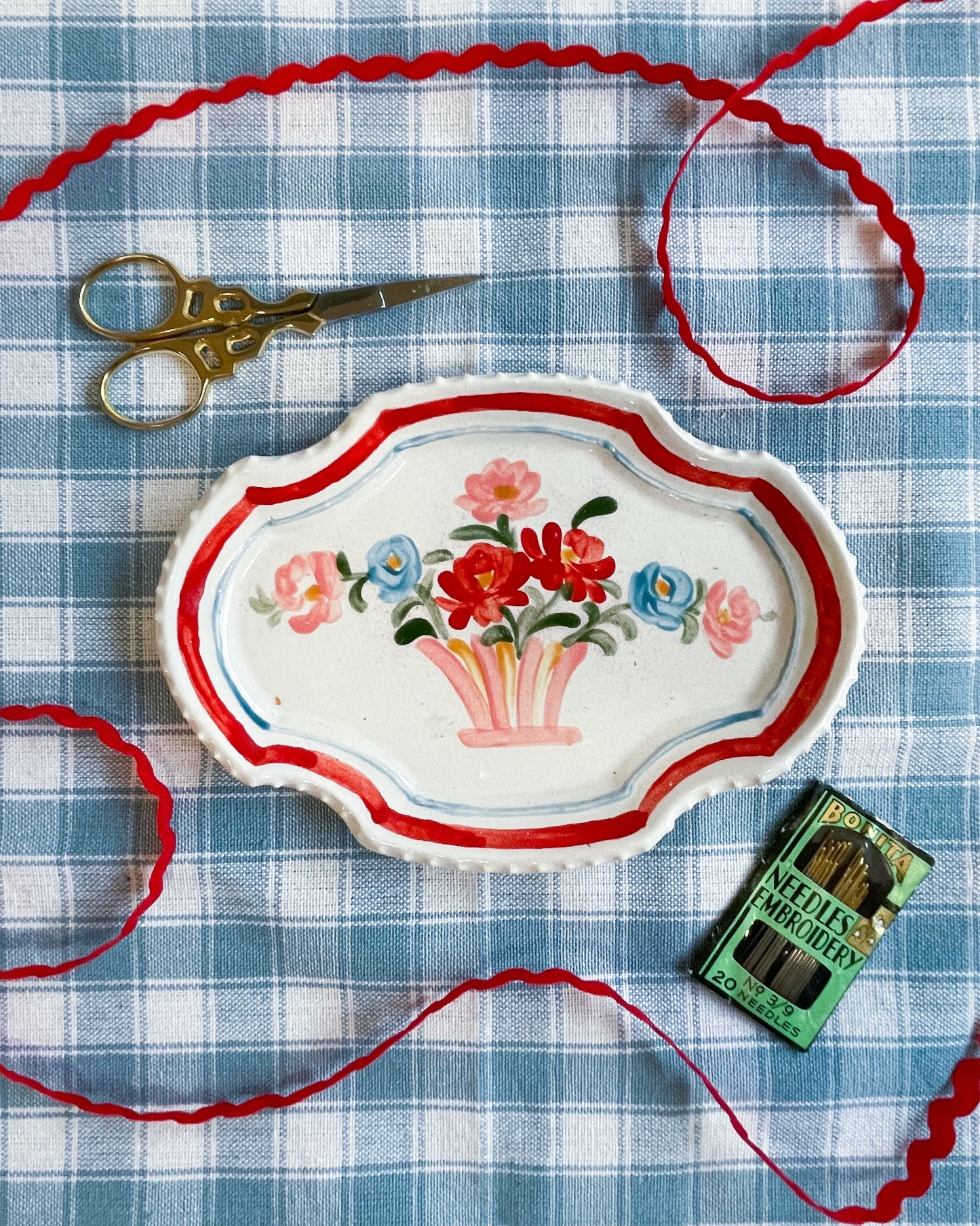 Folk Vase Dish*seconds