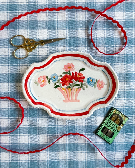 Folk Vase Dish*seconds