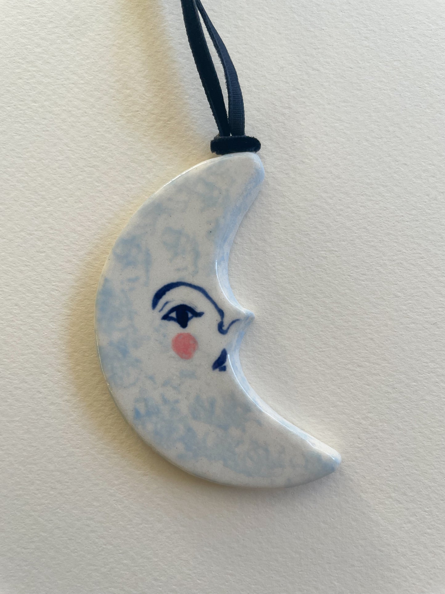 Moon ornament~ blue
