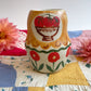Folk people vase