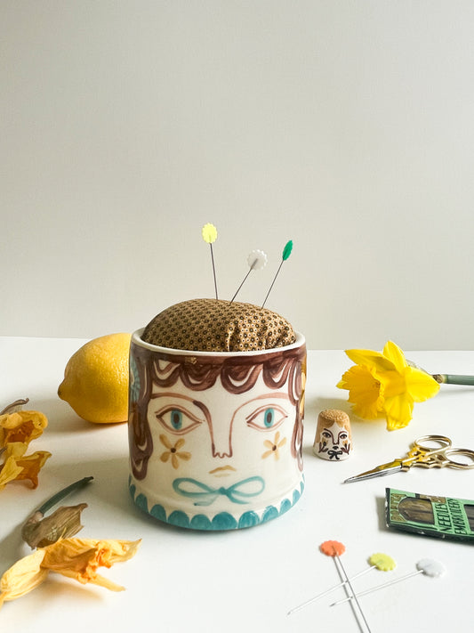 Pin cushion tumbler-glossy