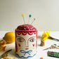 Pin cushion tumbler