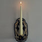 Folk lady wall candle w/22k gold