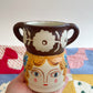 Folk people vase