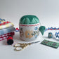 Pincushion cup~majolica