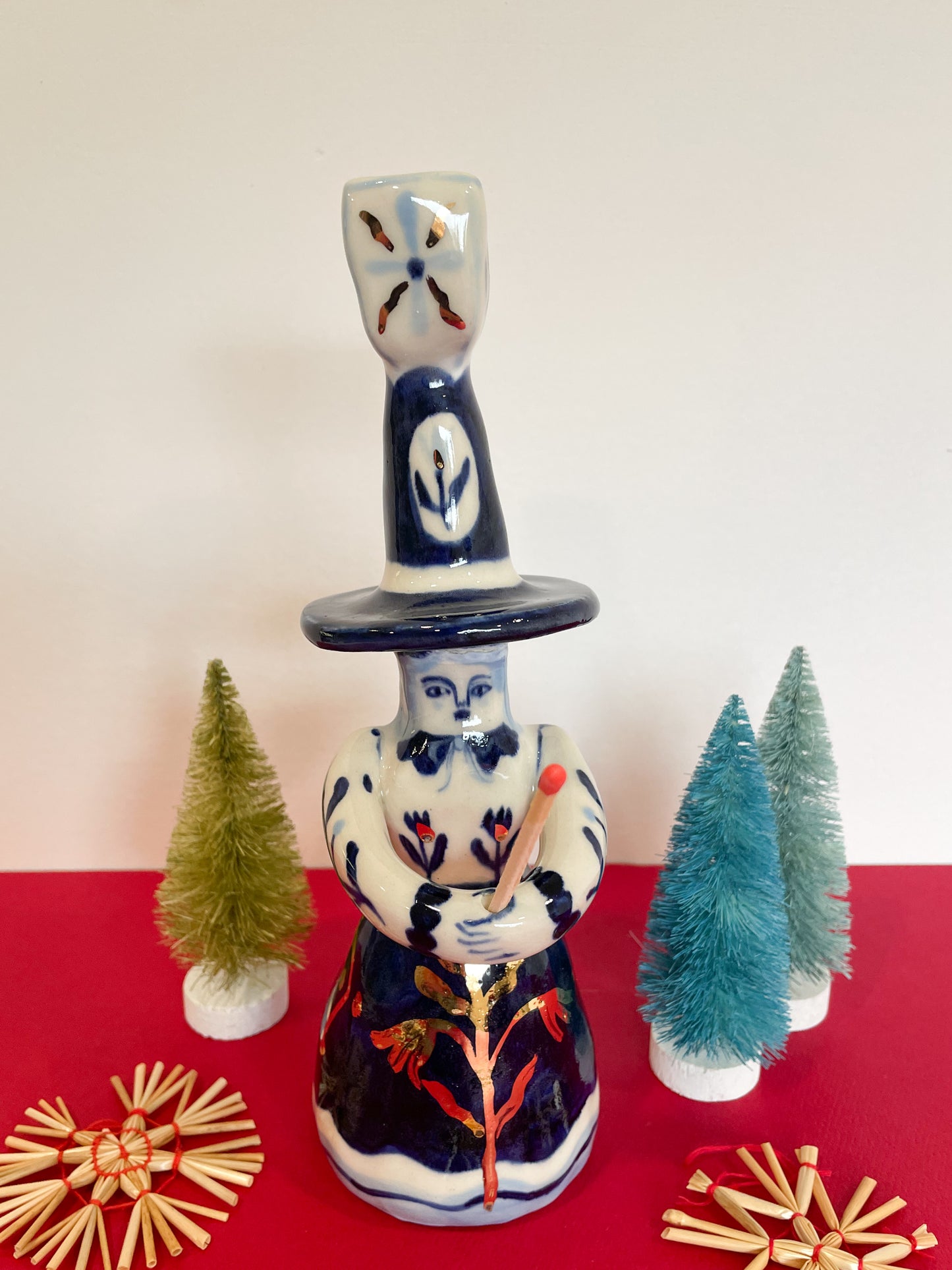 Folk Witch Figurine *seconds*