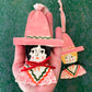 Christmas witch ornament~pink