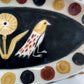 Folk trinket dish