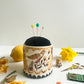 Pin cushion tumbler