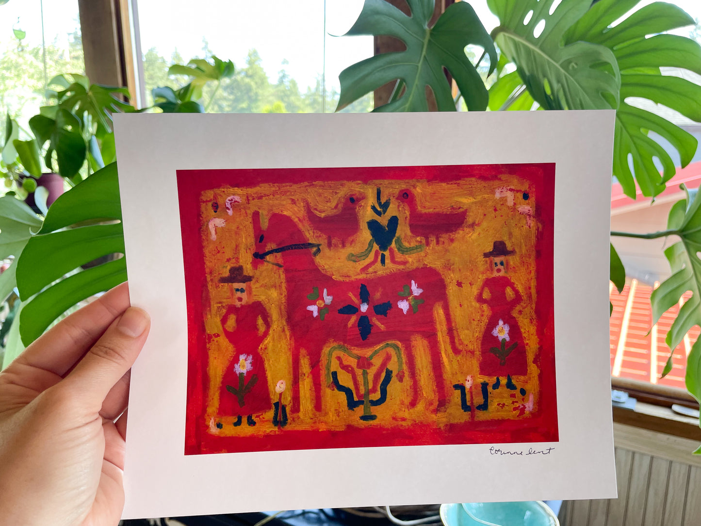 Swedish Weavers Art Print