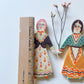 Clay doll wall ornament