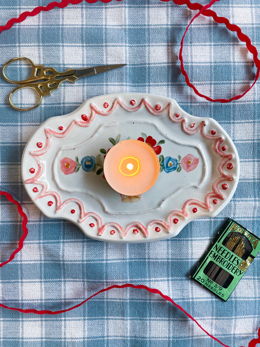Folk Vase Dish*seconds