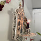 Decorative wall sconce~ folk floral *seconds
