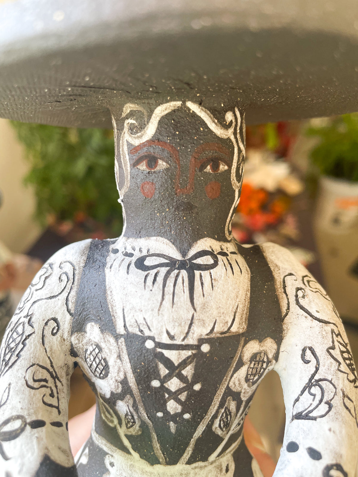 Black magic witch candelabra