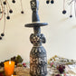 Black magic witch candelabra