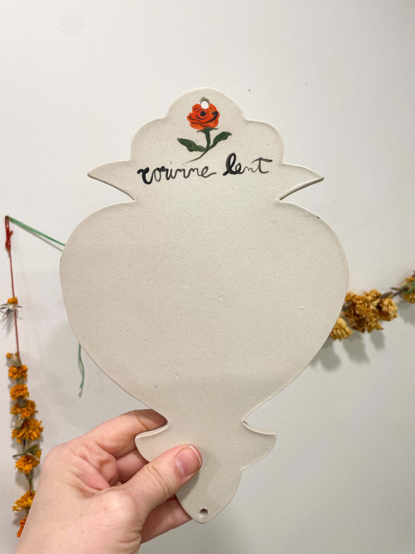 Folk Heart Wall Sconce