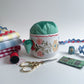 Pincushion cup~majolica