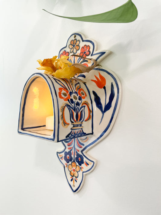 Folk Heart Wall Altar