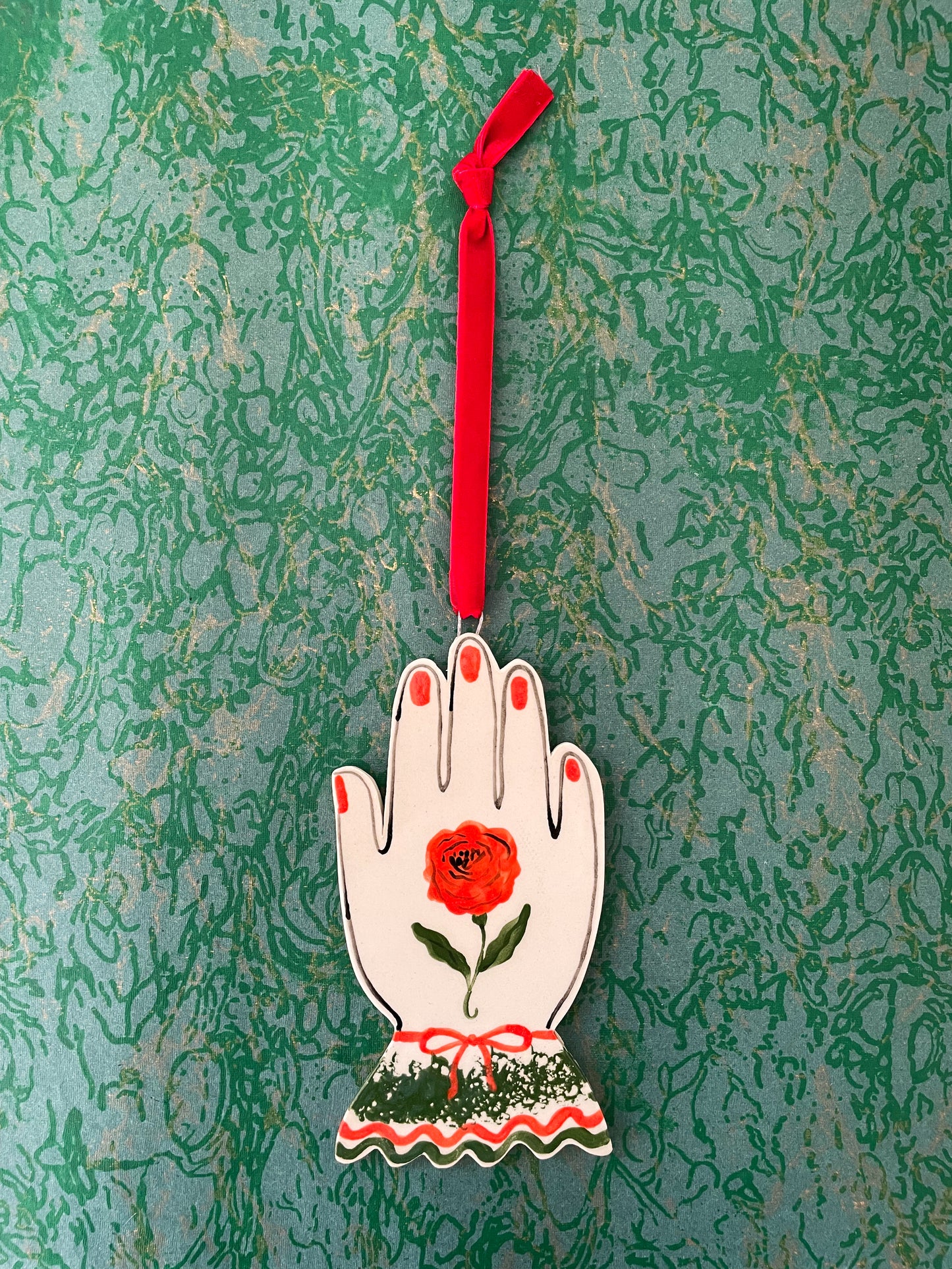 Victorian hand ornament