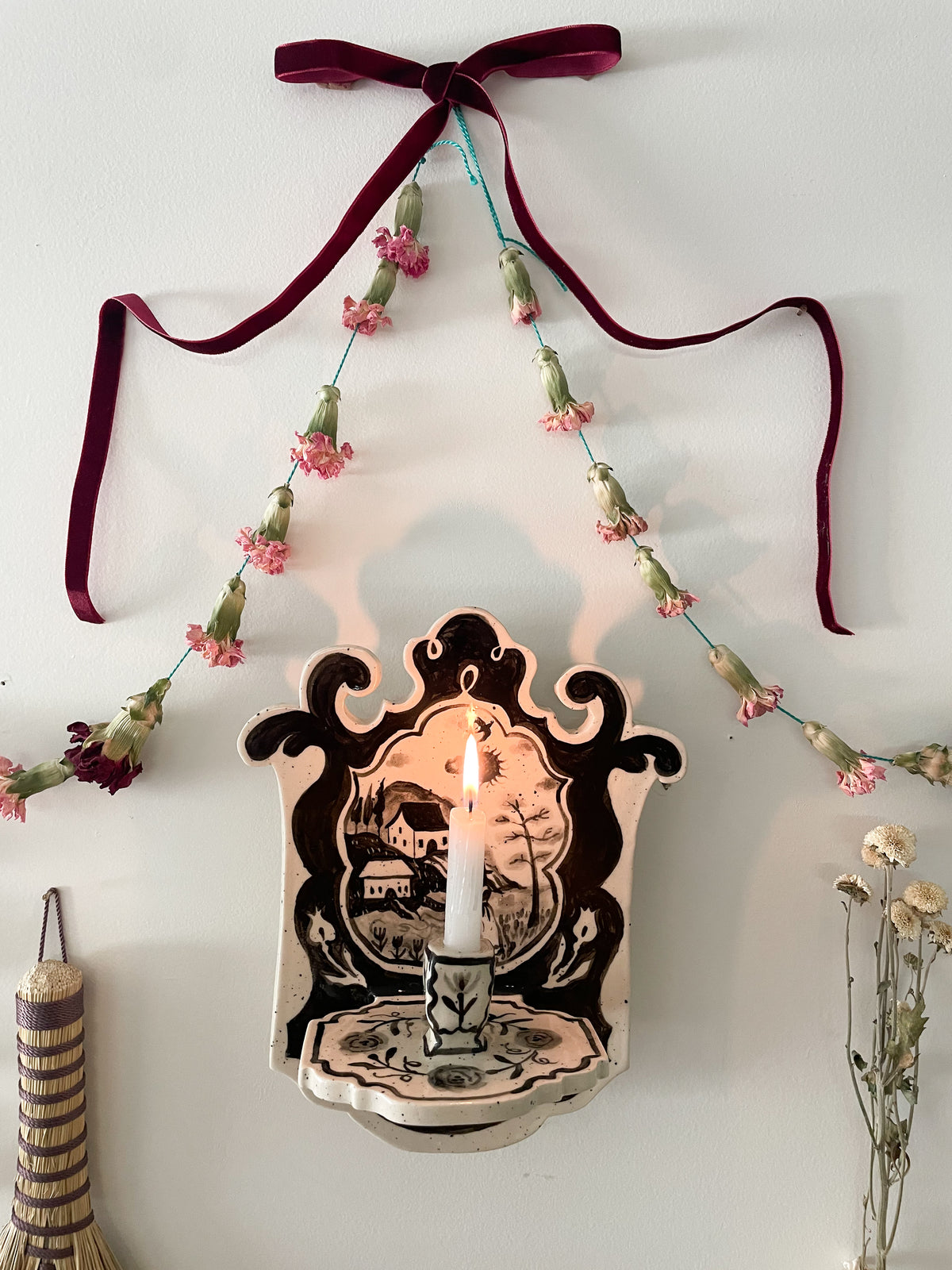 Decorative wall sconce~ landscape