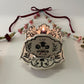Decorative wall sconce~ folk floral *seconds