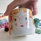 Pincushion people~majolica