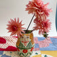 Folk people vase