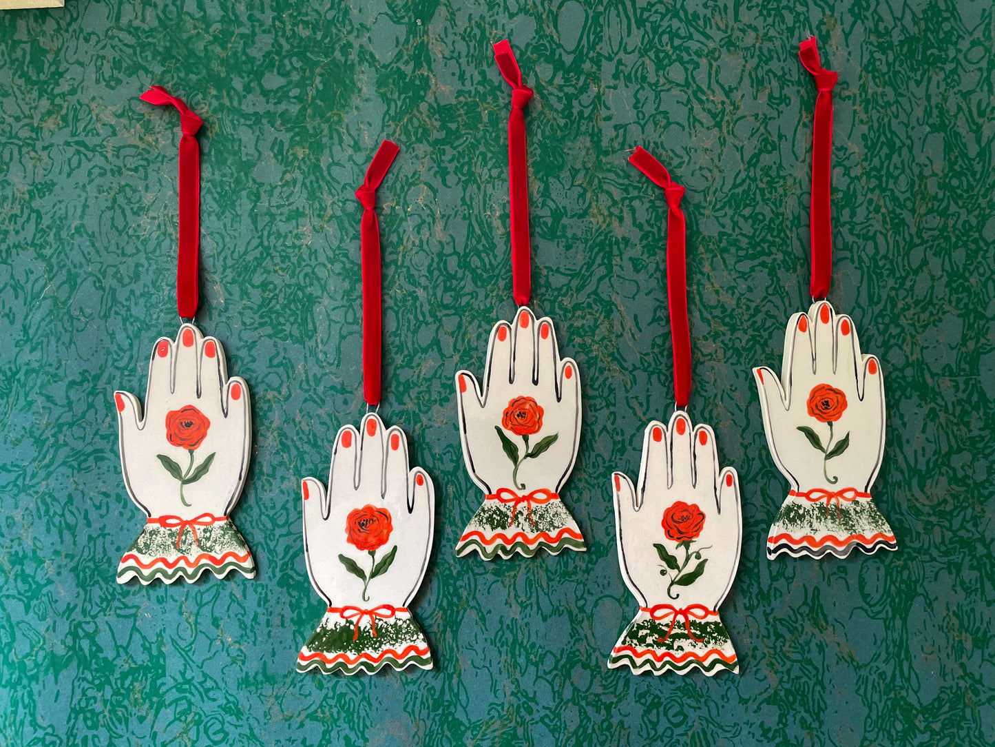 Victorian hand ornament