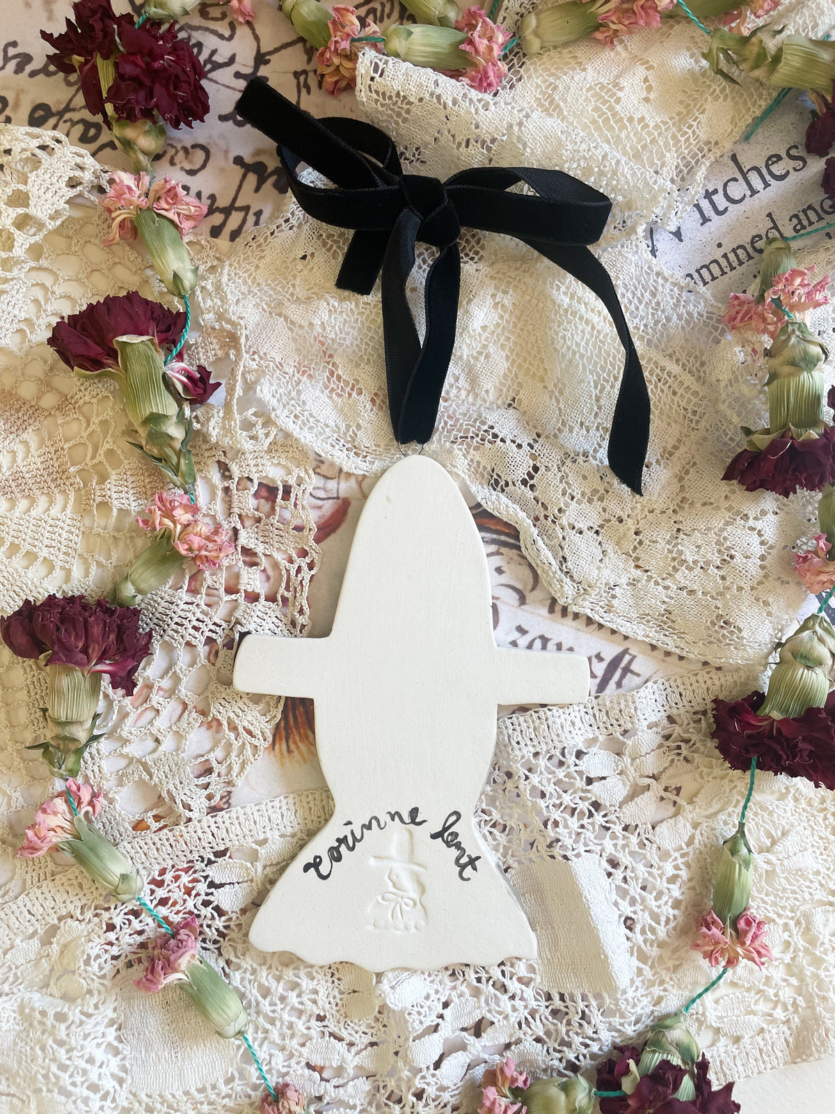 Witch ornament