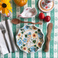 Fluted small plate