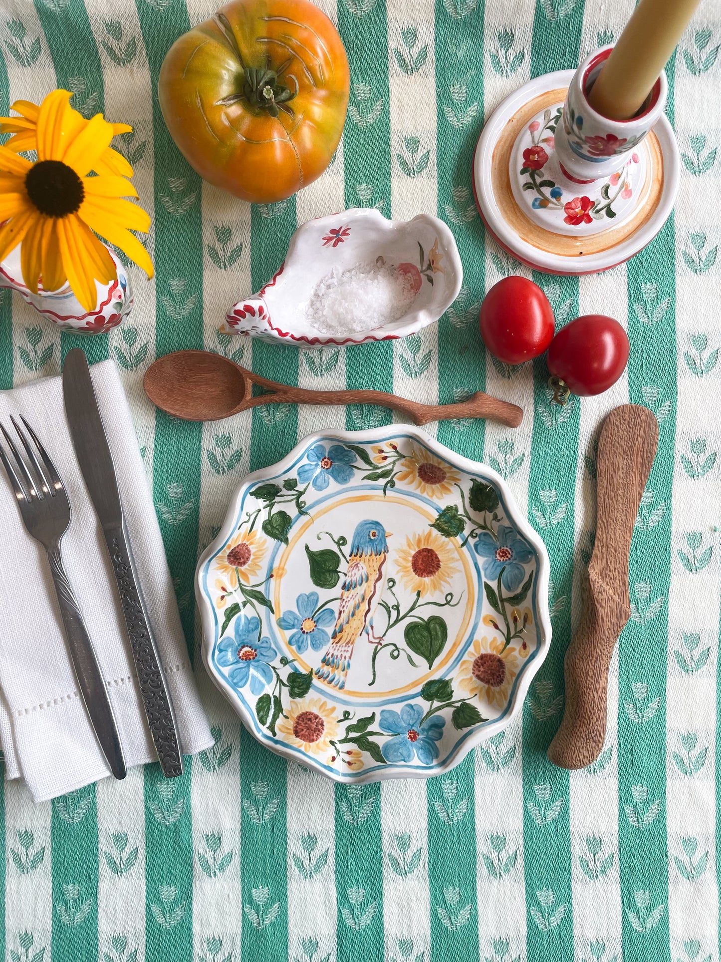 Fluted small plate