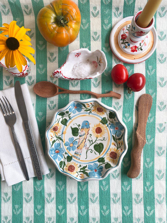 Fluted small plate