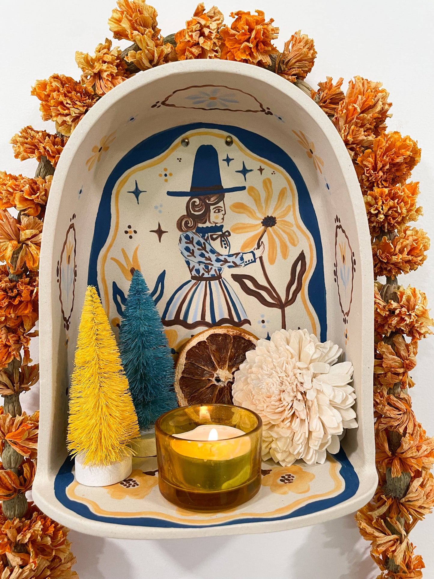 Folk Shrine Shelf