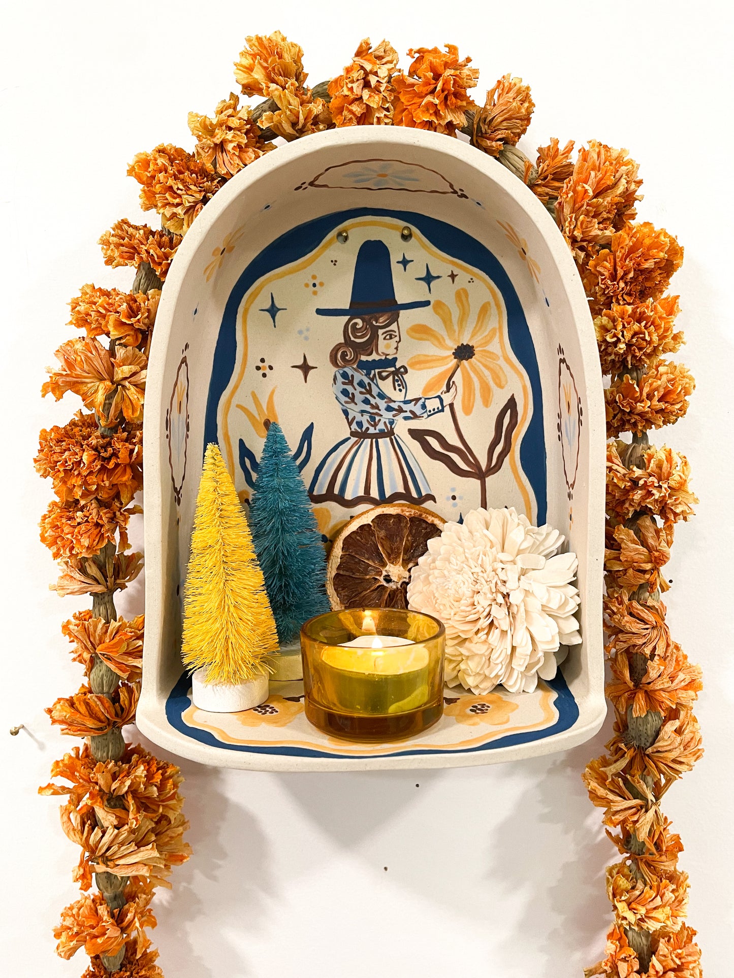 Folk Shrine Shelf