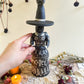 Black magic witch candelabra