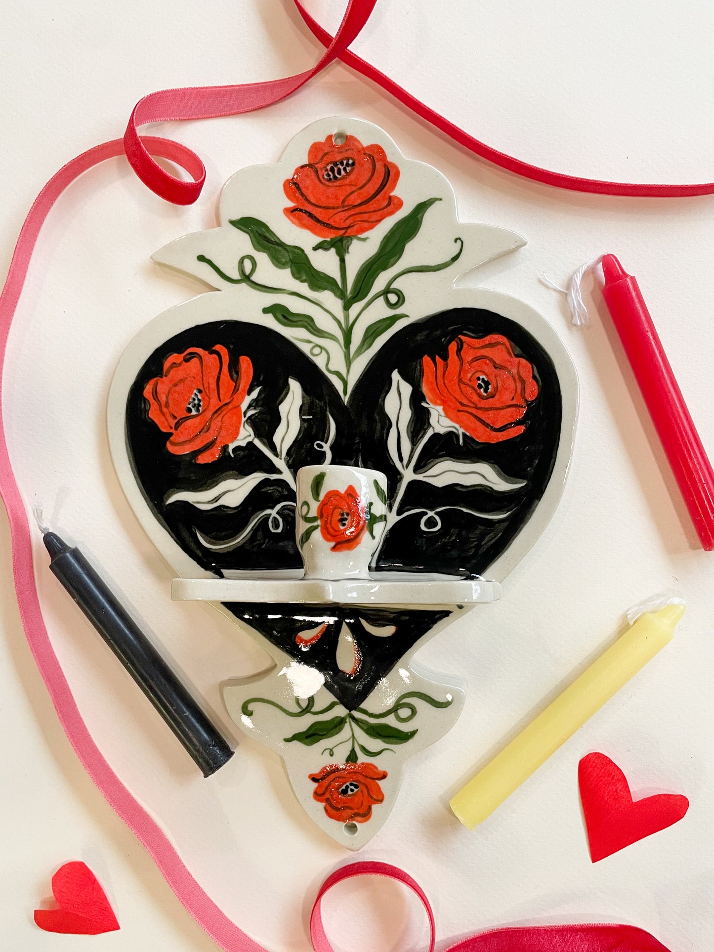 Folk Heart Wall Sconce