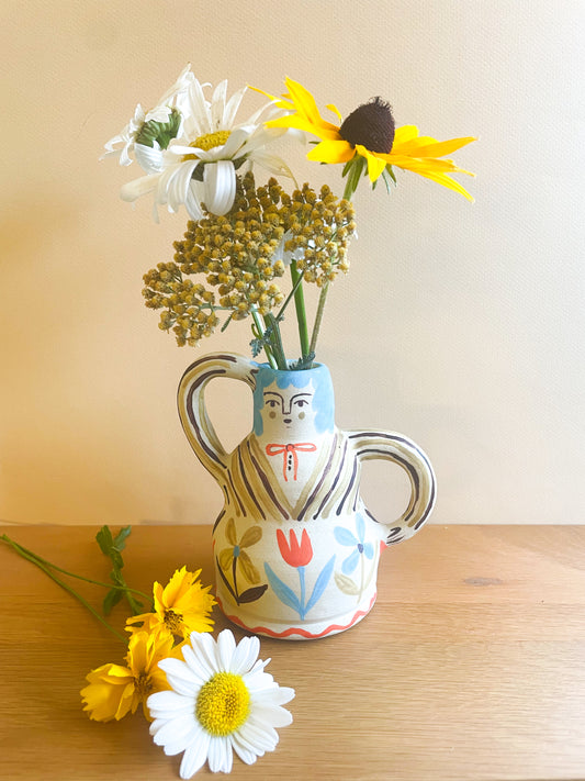 Pottery People Vase