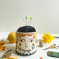 Pin cushion tumbler