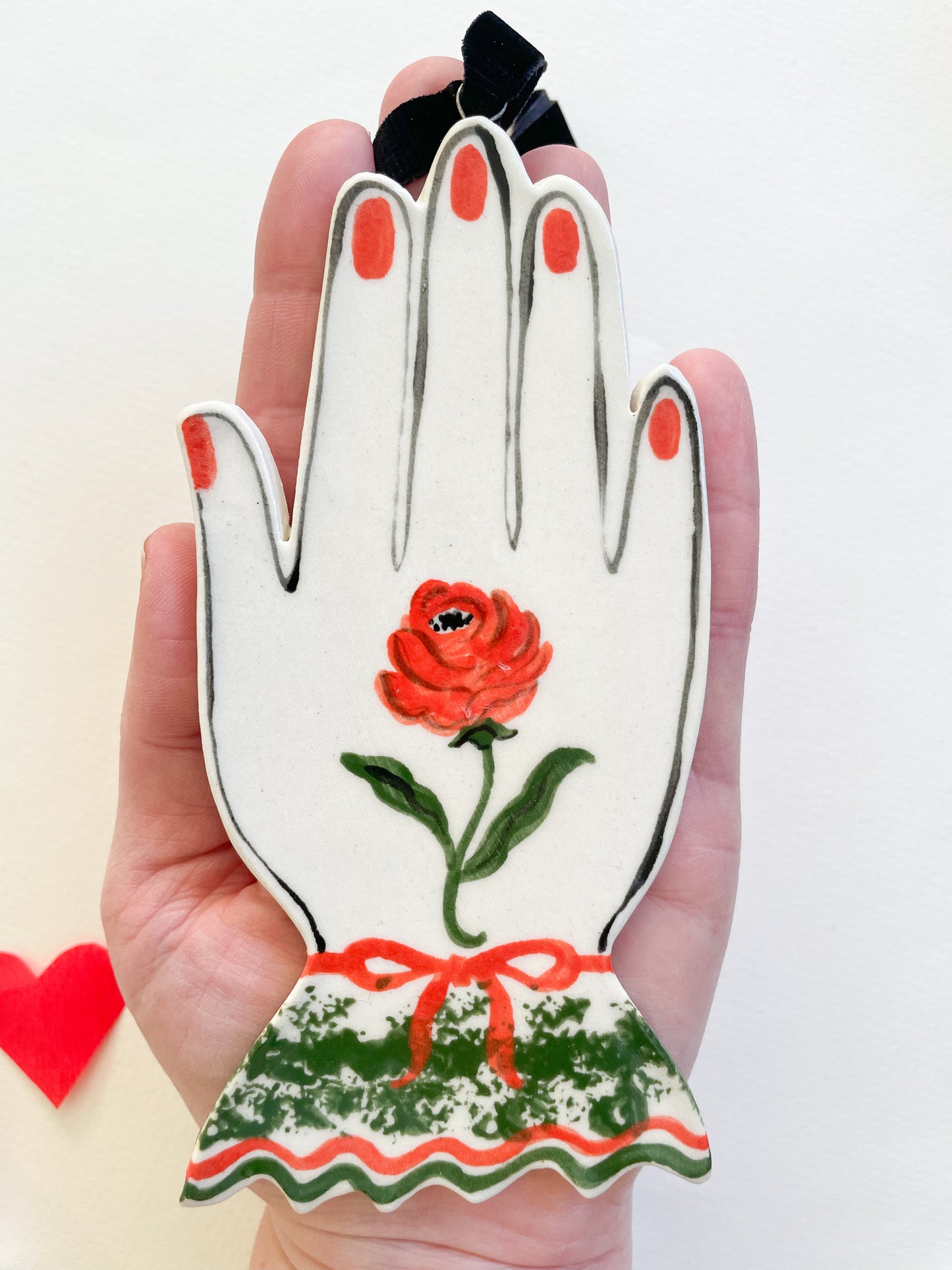 Victorian hand ornament