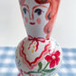 Folk People Vase~majolica