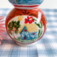 Folk People Vase~majolica