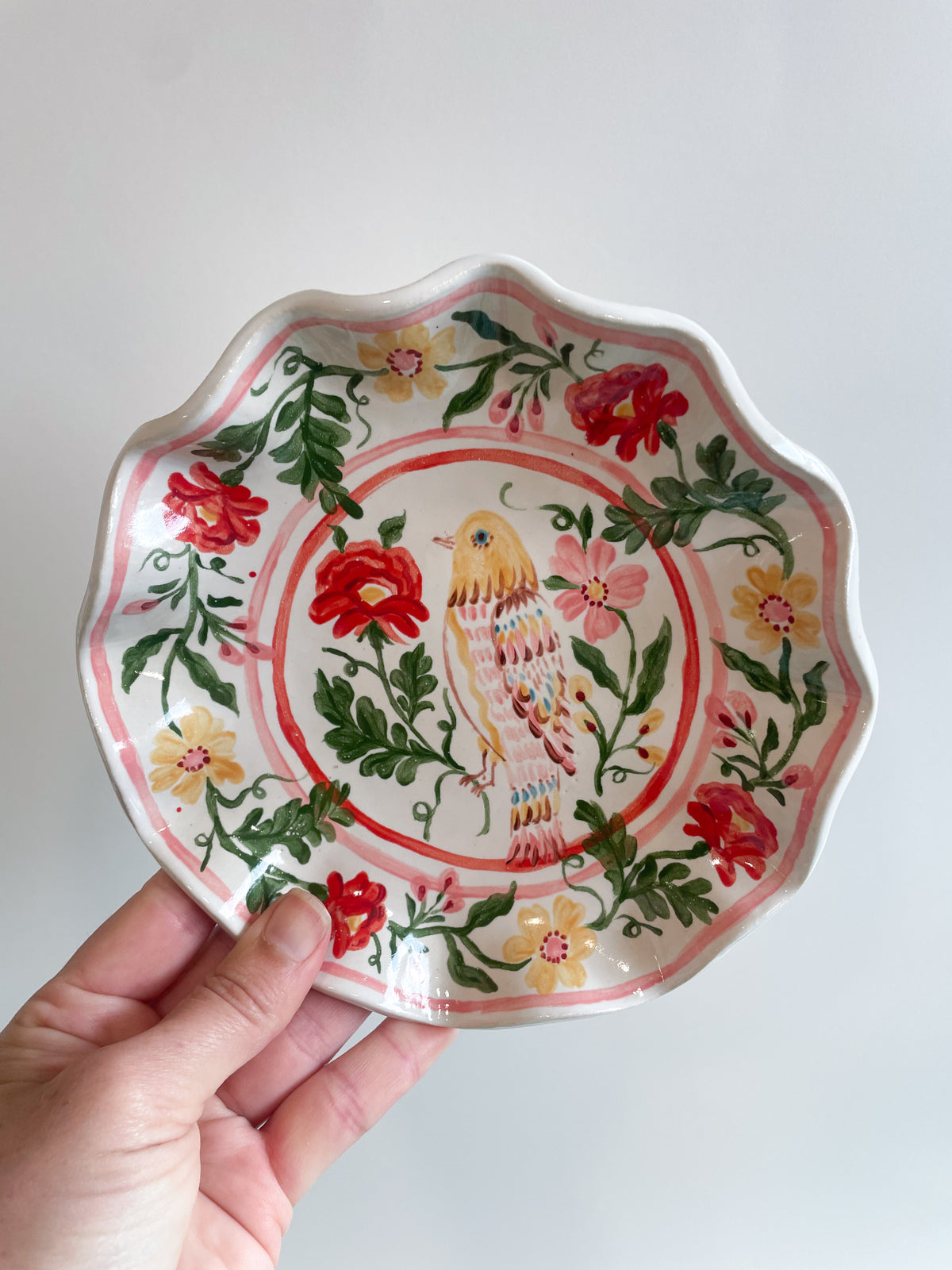 Fluted small plate